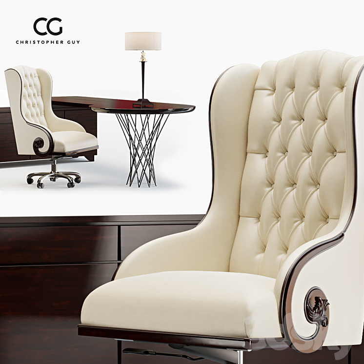 Tha Chairman & Mon Bureau by Christopher Guy 3DS Max - thumbnail 1