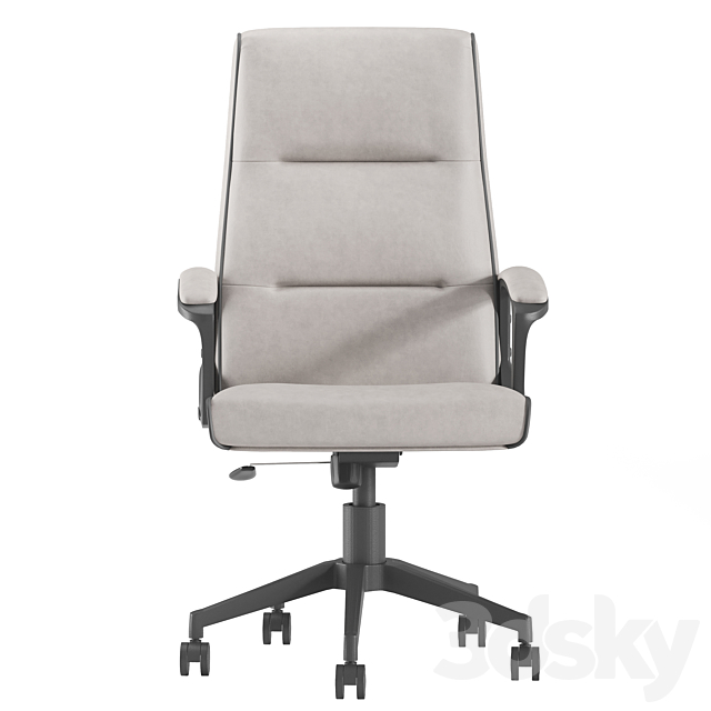 Thomas office armchair 3DS Max Model - thumbnail 2