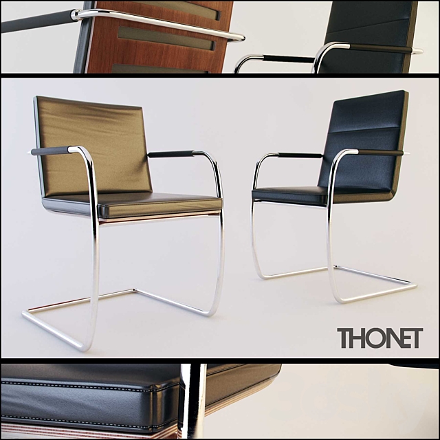 Thonet s60 & s61v. 3ds Max - thumbnail 1