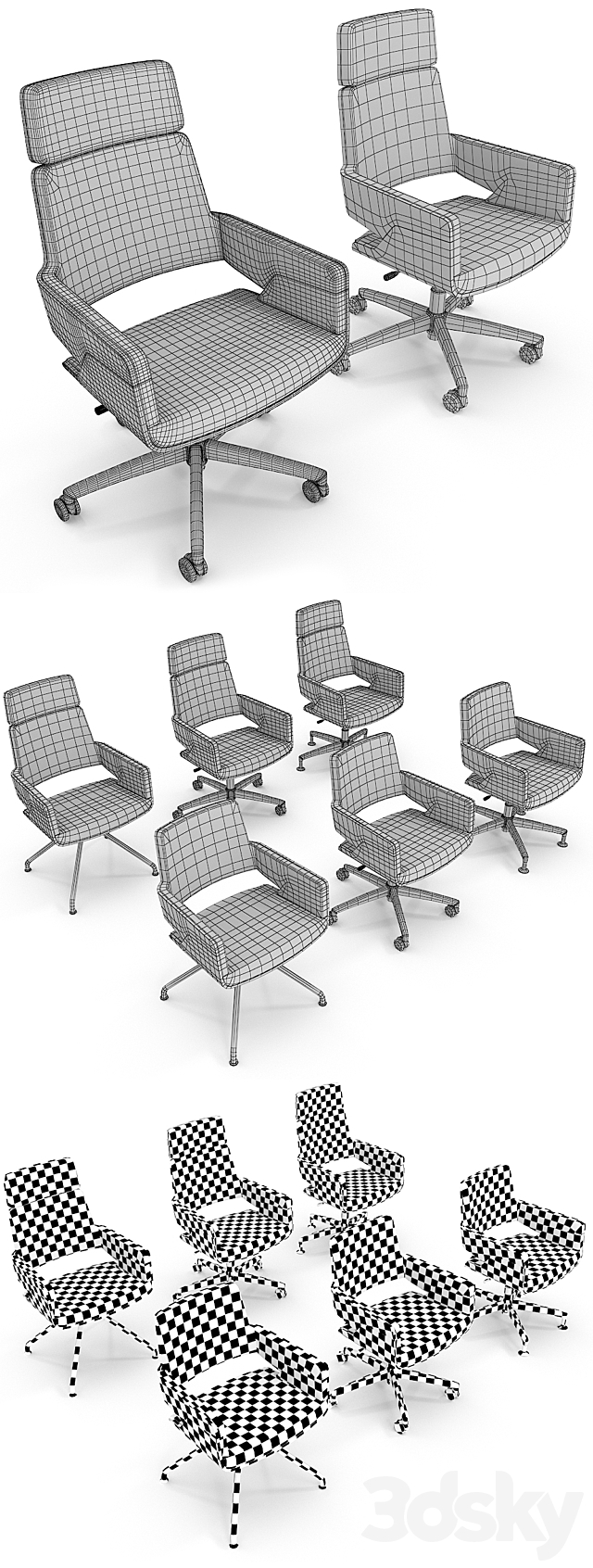 Thonet s840 3DS Max Model - thumbnail 3