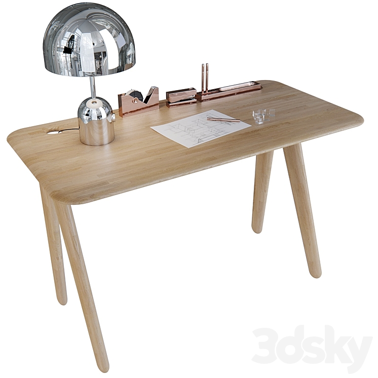 Tom Dixon – Decor Slab Table 3DS Max - thumbnail 1