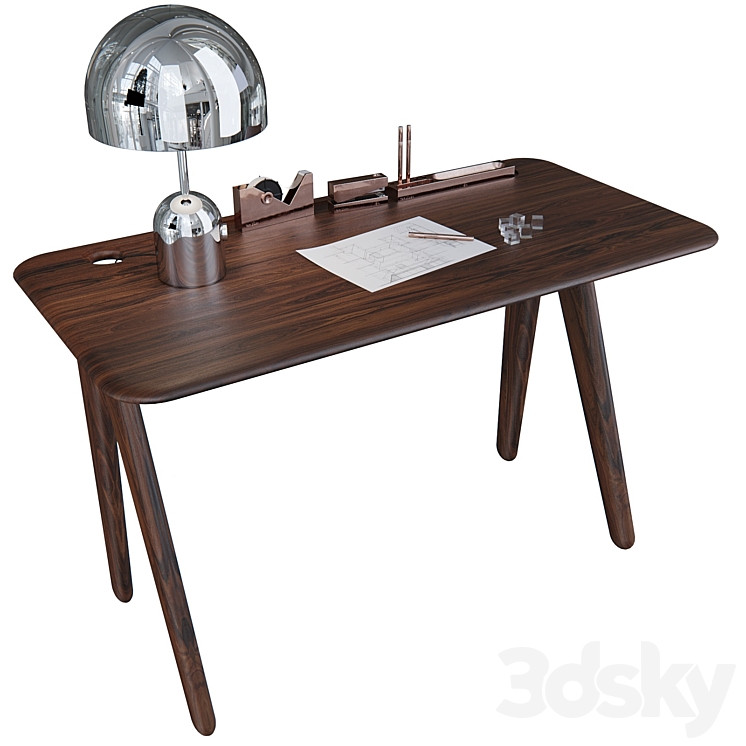 Tom Dixon – Decor Slab Table 3DS Max - thumbnail 2