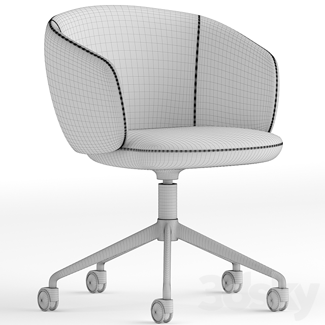 True Design Not office chair 3DSMax File - thumbnail 3