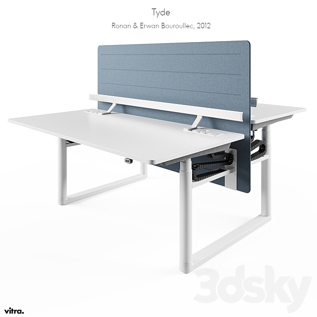 Tyde by Ronan and Erwan Bouroullec 3ds Max - thumbnail 1