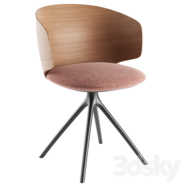 Universal Collection Swivel Chair By MDF Italia 3DS Max Model - thumbnail 3