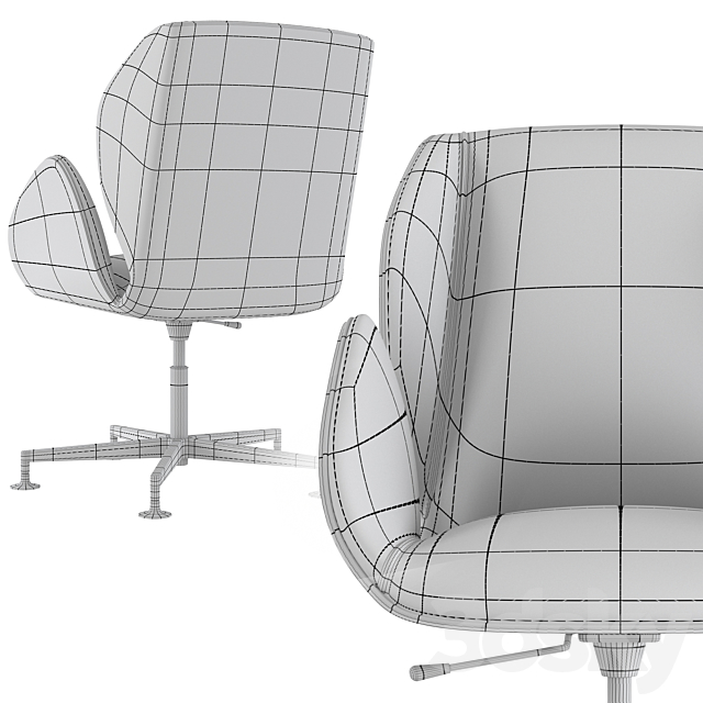 Vaghi suoni armchair 3DSMax File - thumbnail 5