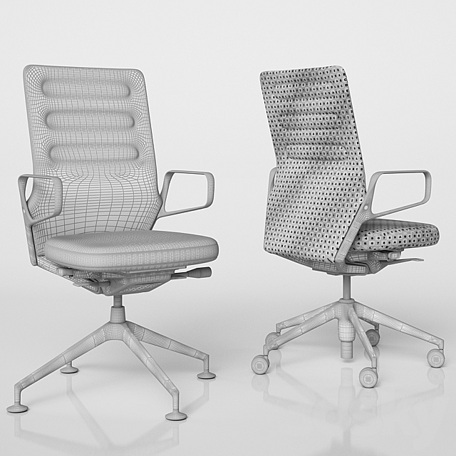 Vitra AC 4 Office Chair 3DS Max Model - thumbnail 3