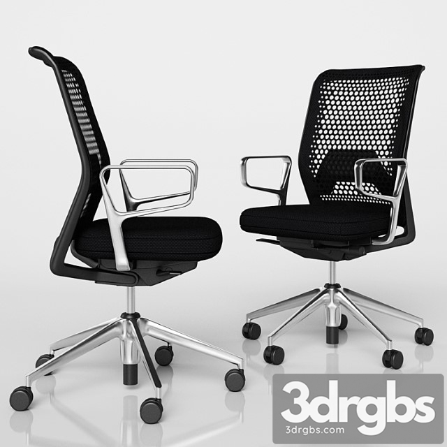 Vitra Id Mesh Swivel Chair By Antonio Citterio 3dsmax Download - thumbnail 1