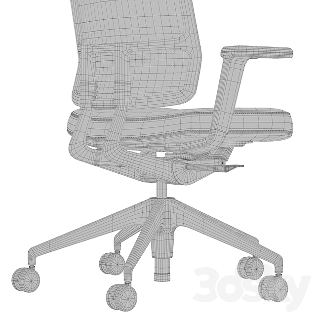 Vitra office chair AM 3DSMax File - thumbnail 5