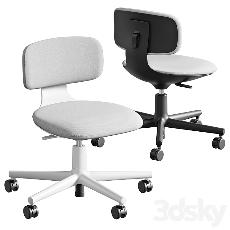 Vitra office chair Rookie 3DS Max Model - thumbnail 1