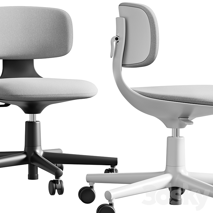 Vitra office chair Rookie 3DS Max Model - thumbnail 2