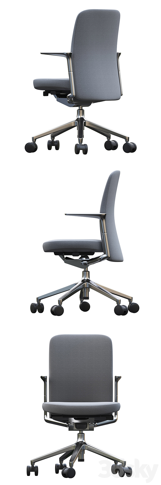 Vitra Pacific Office Chair 3ds Max - thumbnail 3