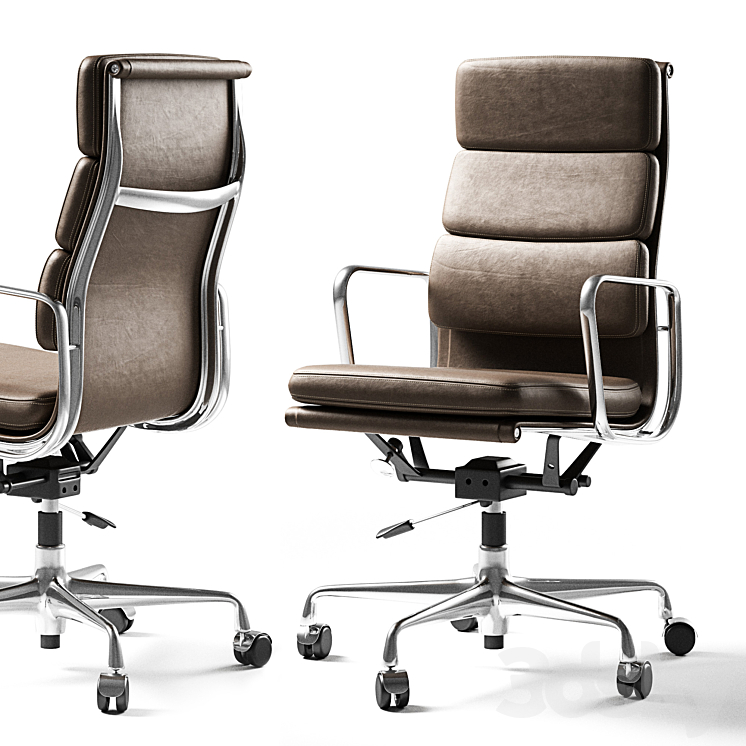 Vitra Soft Pad chair 3DS Max - thumbnail 1