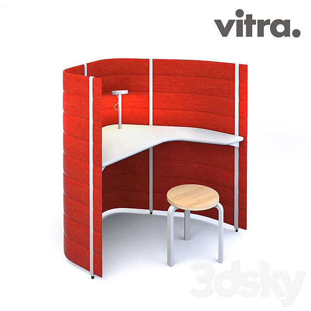 Vitra Workbay 2 3ds Max - thumbnail 2