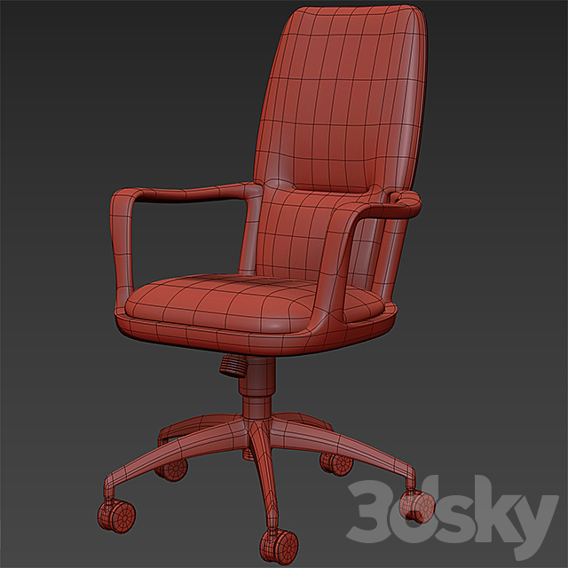 Vossia Ceccotti Collezioni Armchair 3ds Max - thumbnail 2