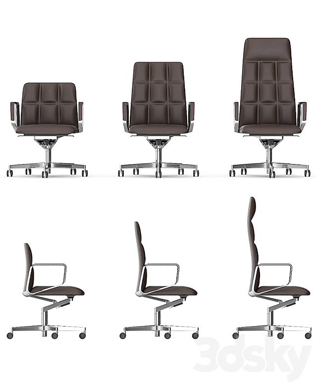 Walter Knoll Leadchair 3DS Max Model - thumbnail 2