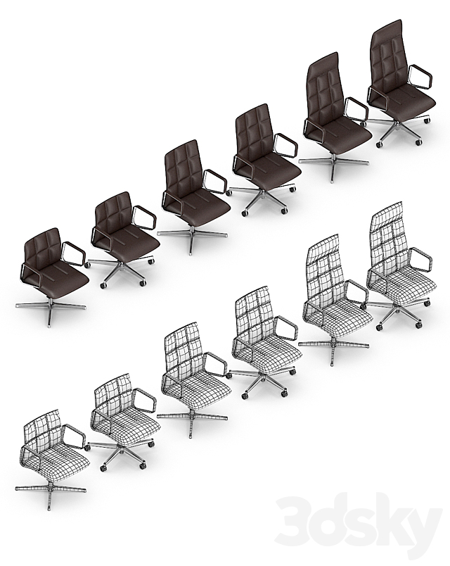 Walter Knoll Leadchair 3DS Max Model - thumbnail 3