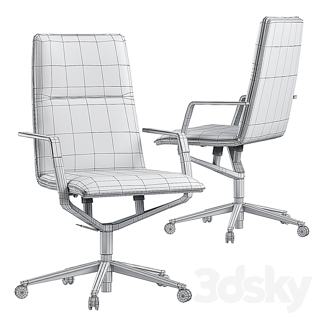 Wilkhahn conference chair sola 3DSMax File - thumbnail 5