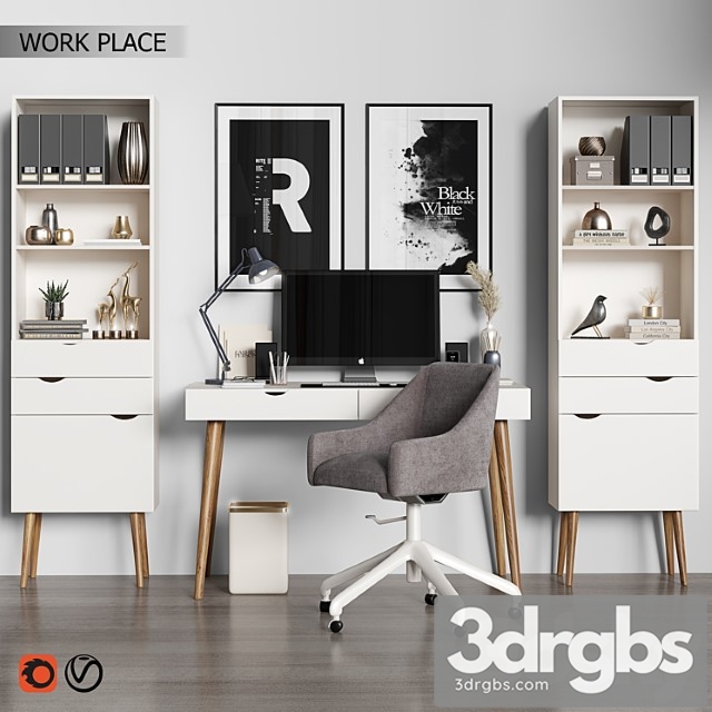 Work place 07 2 3dsmax Download - thumbnail 1