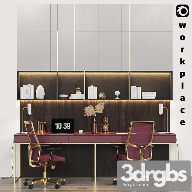 Work Place08 1 3dsmax Download - thumbnail 1