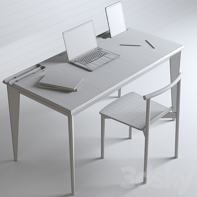 Work table OLLLY 3DSMax File - thumbnail 4