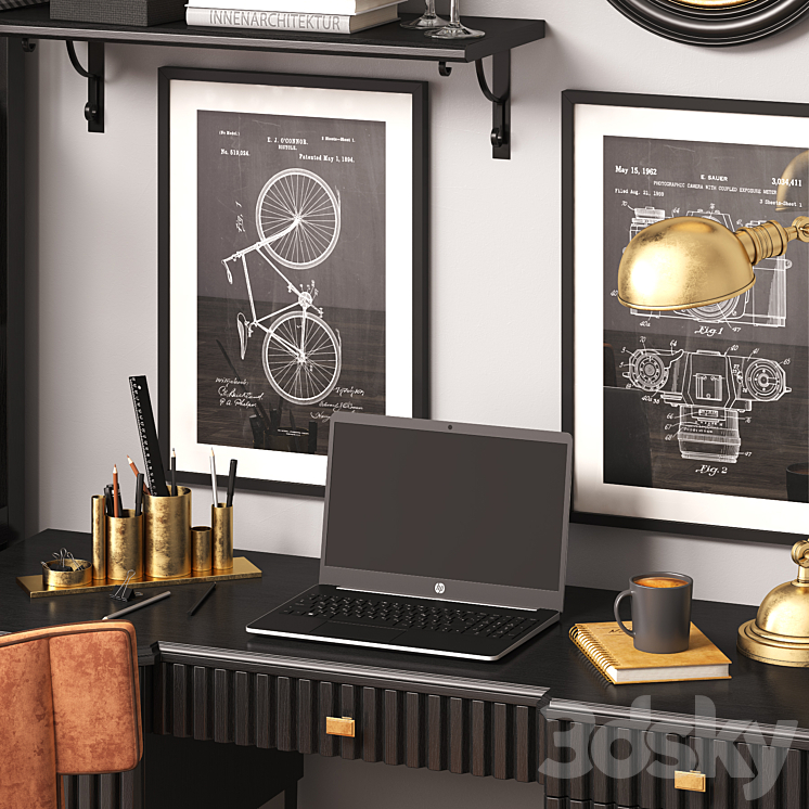 Workplace 01 by Rooma Design 3DS Max - thumbnail 2