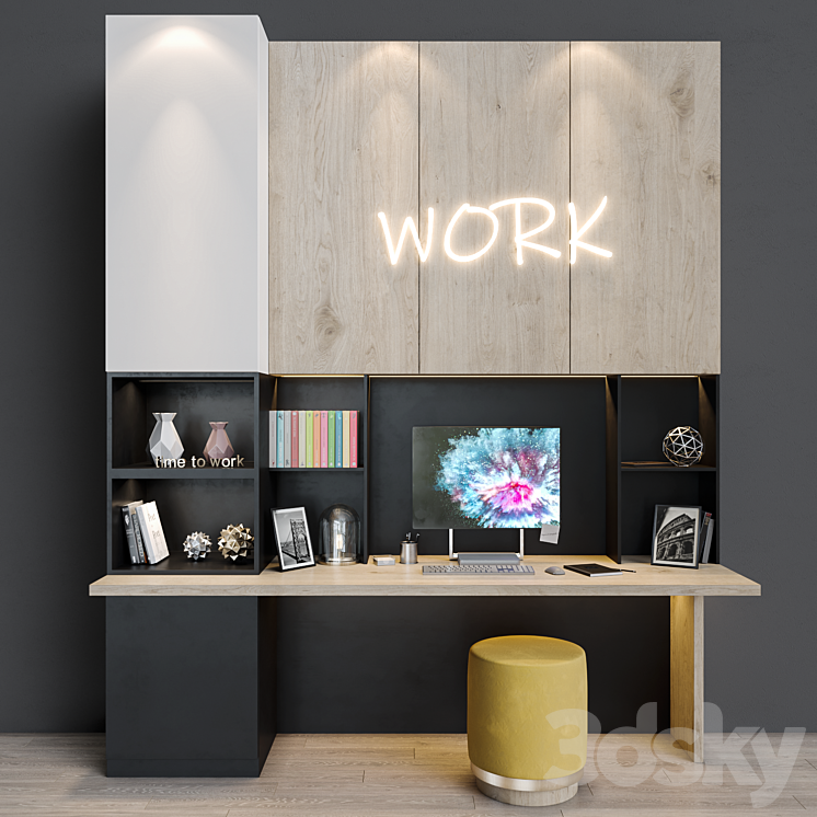 WORKPLACE-1 3DS Max - thumbnail 1