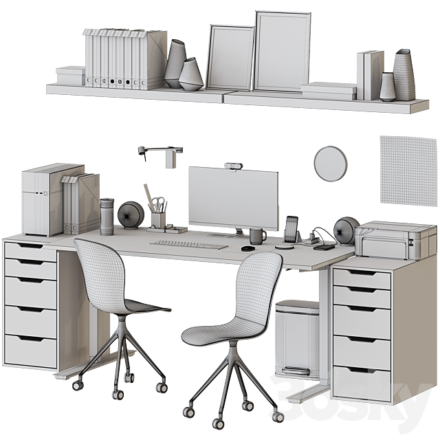 Workplace – 1 3DSMax File - thumbnail 5