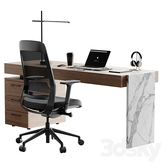 Workplace 18 3DS Max Model - thumbnail 3