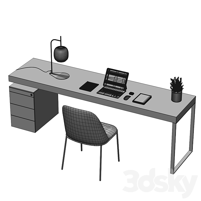 Workplace 2 3DSMax File - thumbnail 4