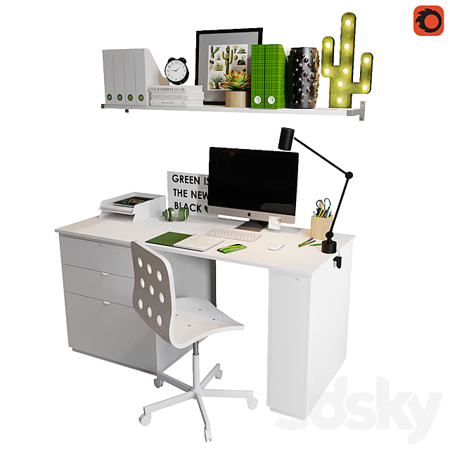 Workplace 3 3DSMax File - thumbnail 4