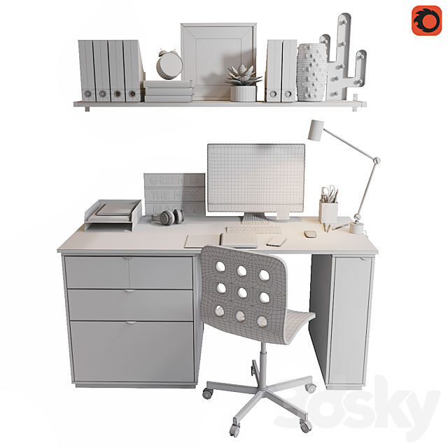 Workplace 3 3DSMax File - thumbnail 5