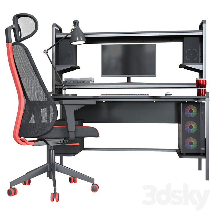 Workplace 3DS Max Model - thumbnail 3