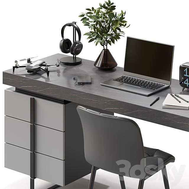 Workplace 3DS Max Model - thumbnail 2