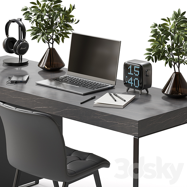 Workplace 3DS Max Model - thumbnail 4