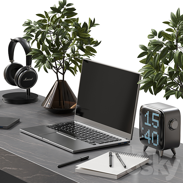 Workplace 3DS Max Model - thumbnail 5