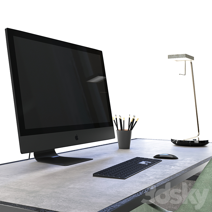 “Workplace “”Baxter””” 3DS Max - thumbnail 2