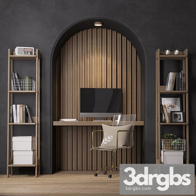 Workplace №3 2 3dsmax Download - thumbnail 1