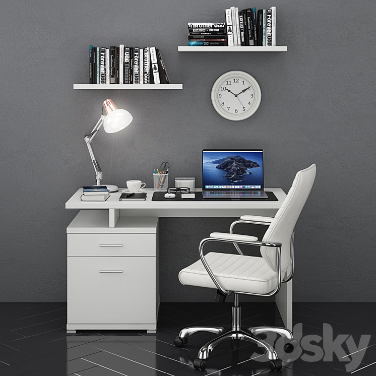 Workplace MacBook 3 3DS Max - thumbnail 2