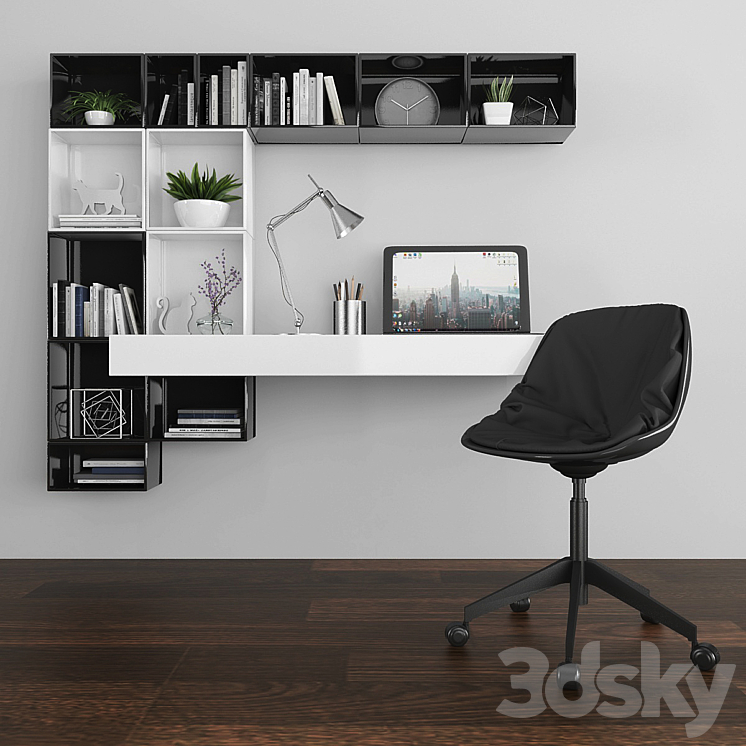 Workplace set 099 3DS Max - thumbnail 1