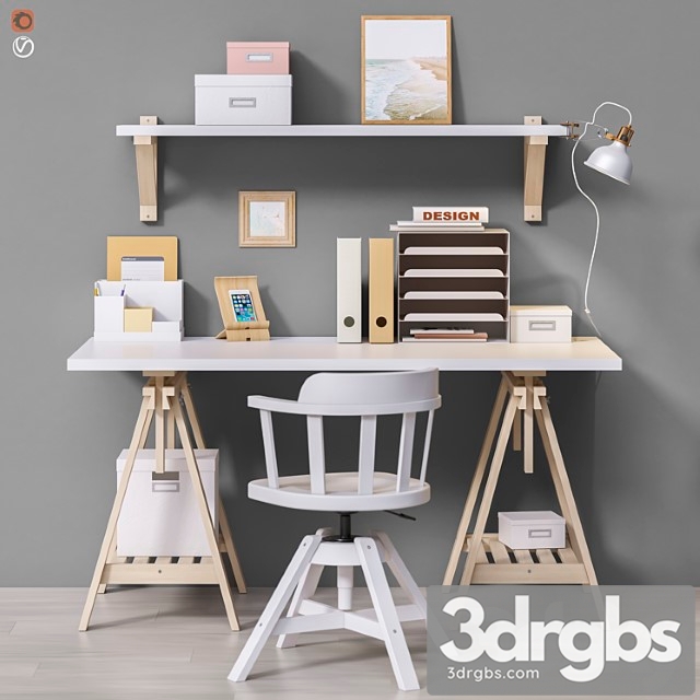 Workplace set 5 2 3dsmax Download - thumbnail 1