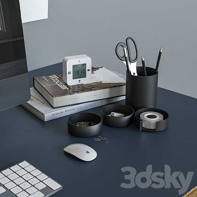 Workplace table ikea LINNMON _ ODVALD 3DSMax File - thumbnail 3