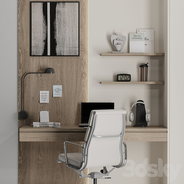 workplace016 3DS Max Model - thumbnail 2