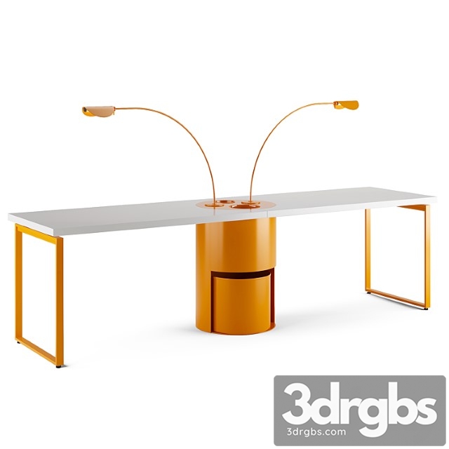 Writing desk zalf boog_1 2 3dsmax Download - thumbnail 1