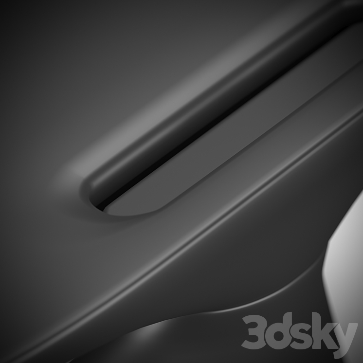 Zero desk by Karim Rashid 3DS Max - thumbnail 2