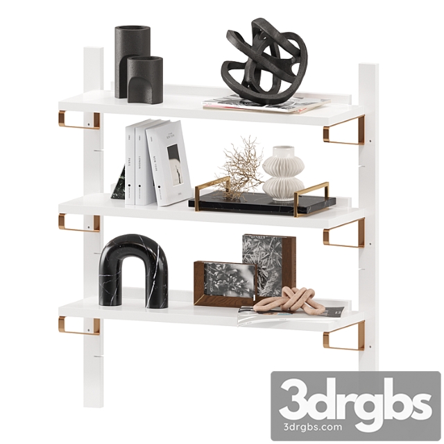 Cb2 white high-gloss single modular wall shelf - thumbnail 1