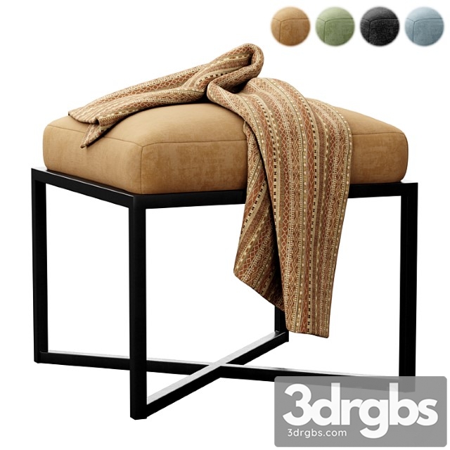 Four hands nadia accent stool - thumbnail 1