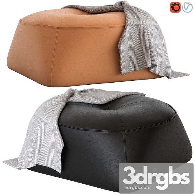 Globewest natadora arbor ottoman - thumbnail 1