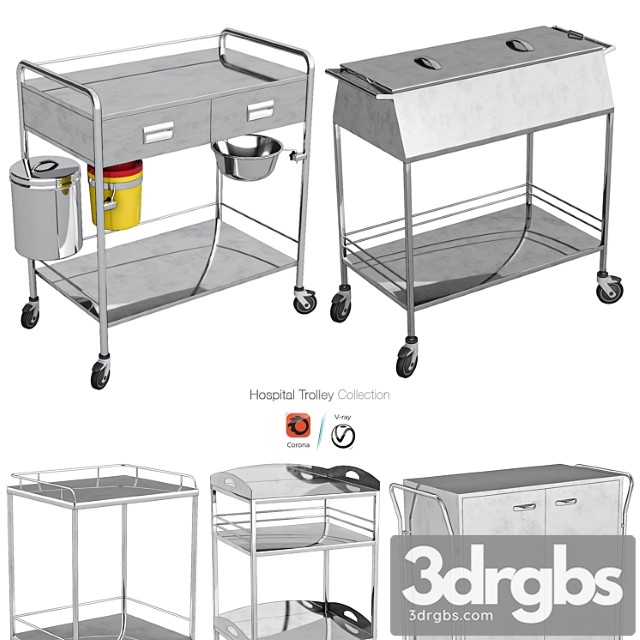 Hospital trolley - thumbnail 1