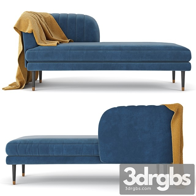 Kensington navy daybed - thumbnail 1